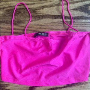 Neon Pink Crop Top